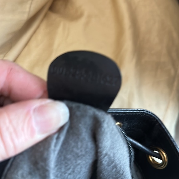 GUCCI Black Monogram GG drawstring bucket adjustable Vintage Authentic 9x12inch - Picture 10 of 10